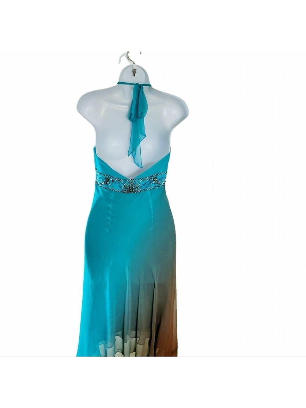 Sue Wong Halter Formal Dress Size 4 - Picture 5 of 11